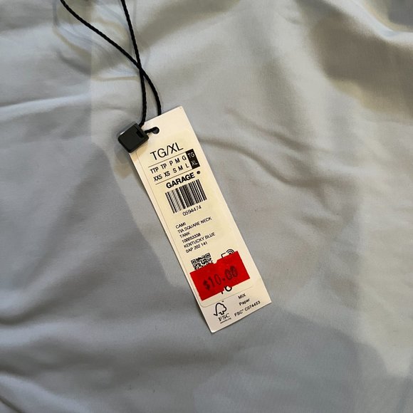 Garage: Tia Square Neck Tank - Picture 3 of 3